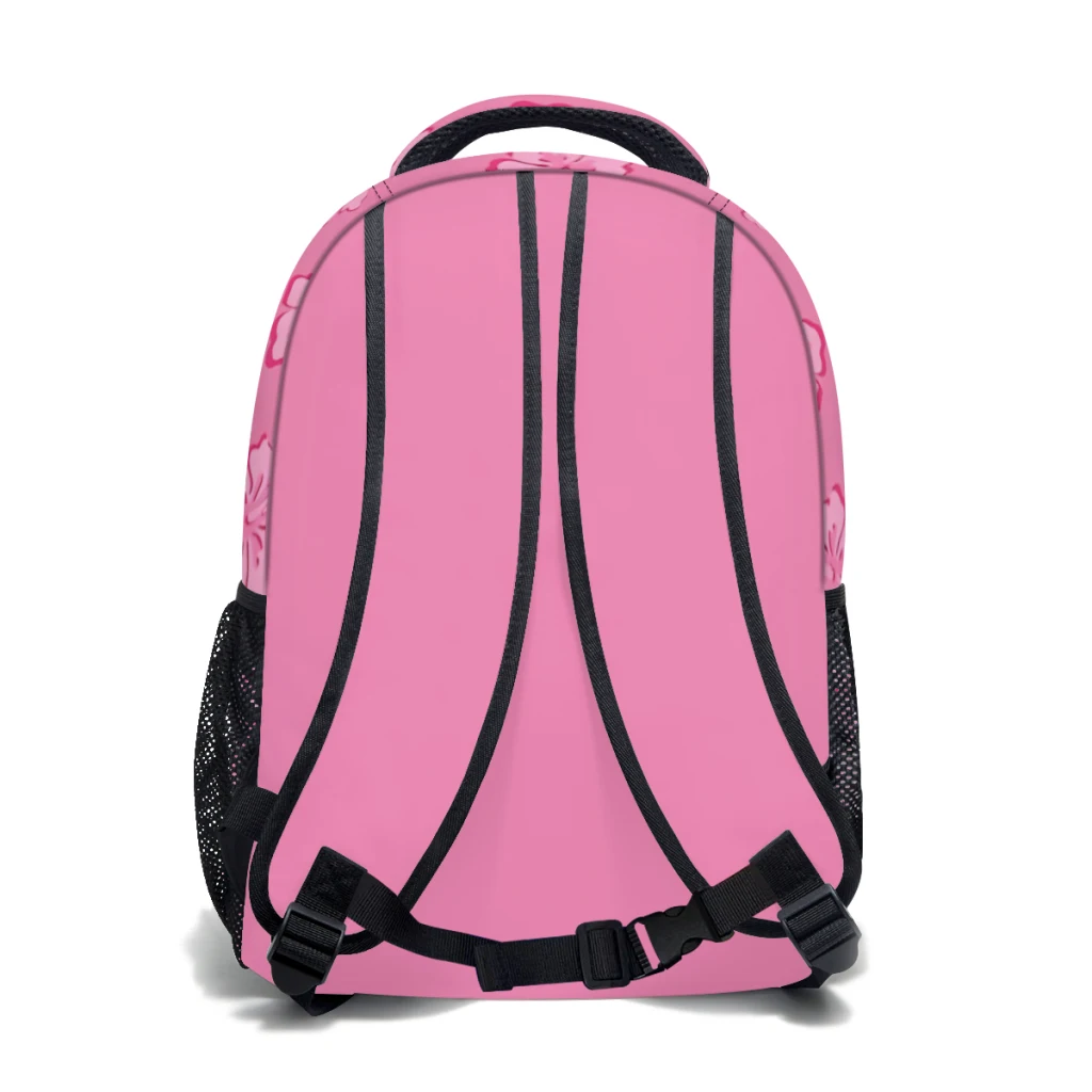 Preppy School Supplies, Aesthetic, Pink,New Female Fashion High Waterproof College Backpack Laptop Travel Book Bag 17inch