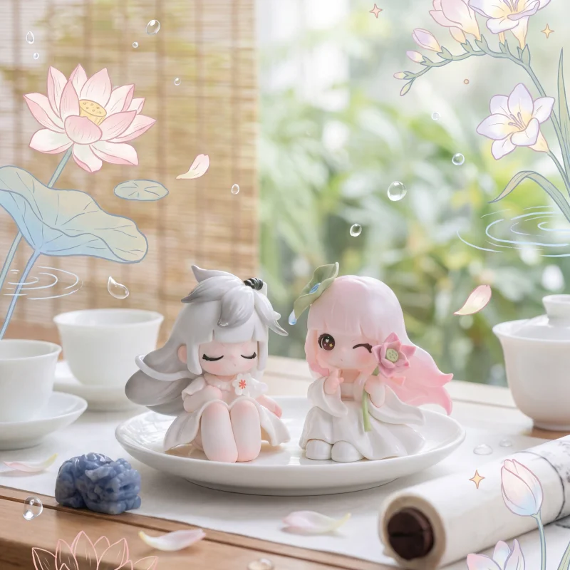 

In Stock Genuine Liita Where Petals Settle Series Kawaii Blind Box Trendy Sculpture Desktop Ornament Model Surprise Gift Toys