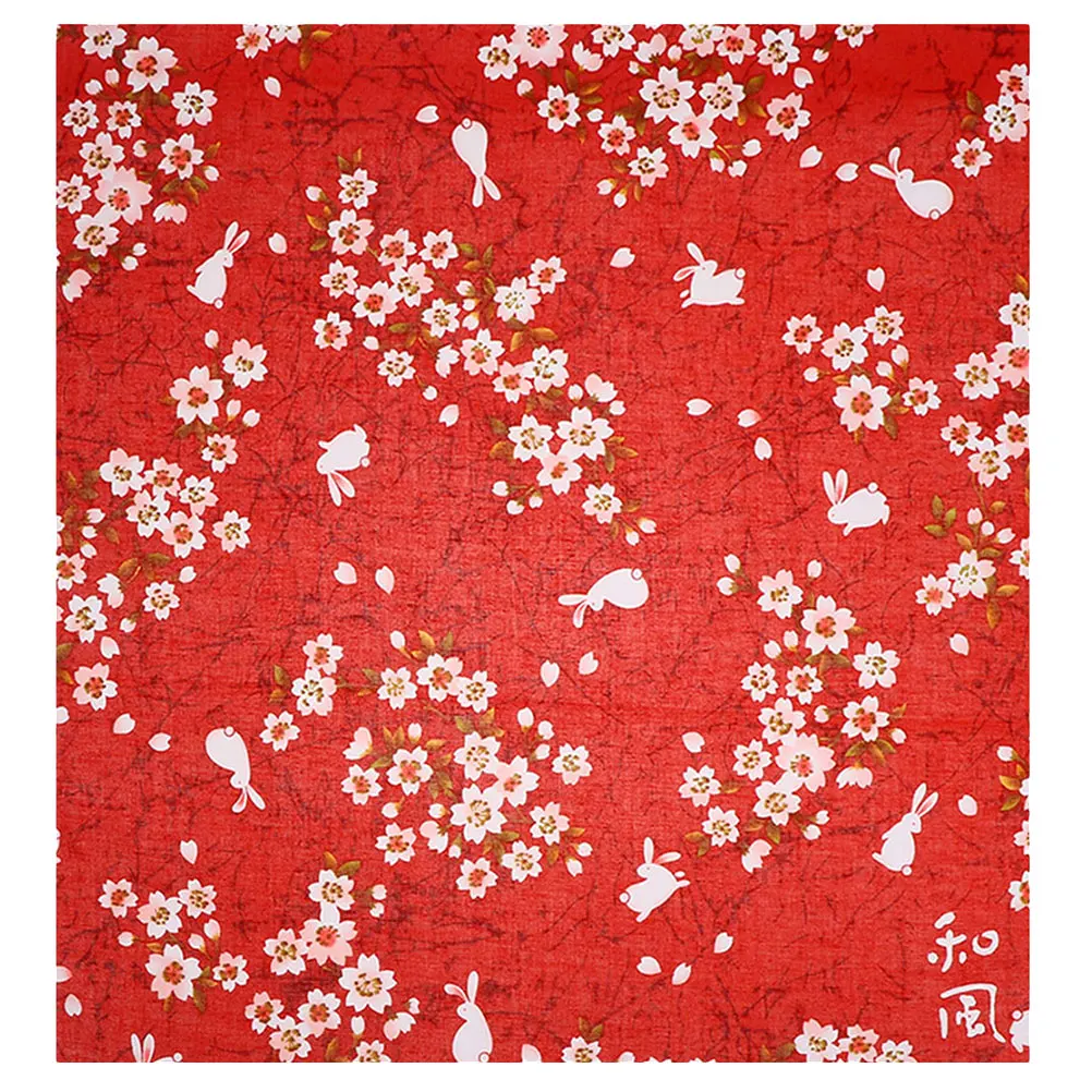 

Multipurpose Japanese Style Packing Cloth Bright Color Smooth Soft Fabric for Bento Gift Box Wrapping Decorative Packing Cloth