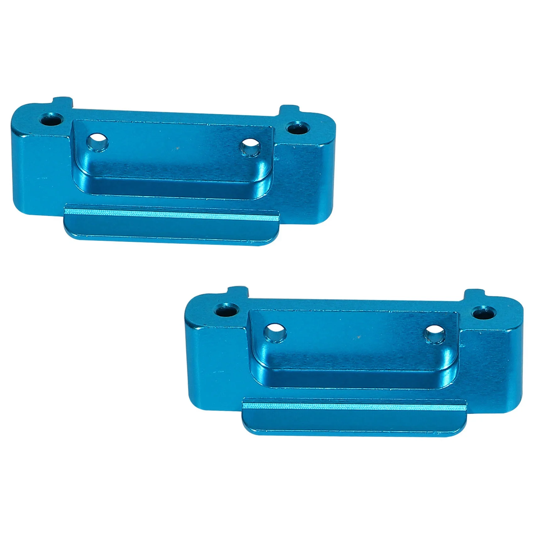 2Pcs Upgrade Spare Rc Car Parts Front Rear Bumper for Wltoys A959-B A969-B A979-B,Blue