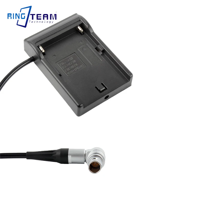 NP-F970 batterie platte zu lemo 4pin fgg 0b männlich für sony NP-F960 np f970 f960 fm50 f550 f570 fm70 fm90 MVC-FD90 MVC-FD91 batterie