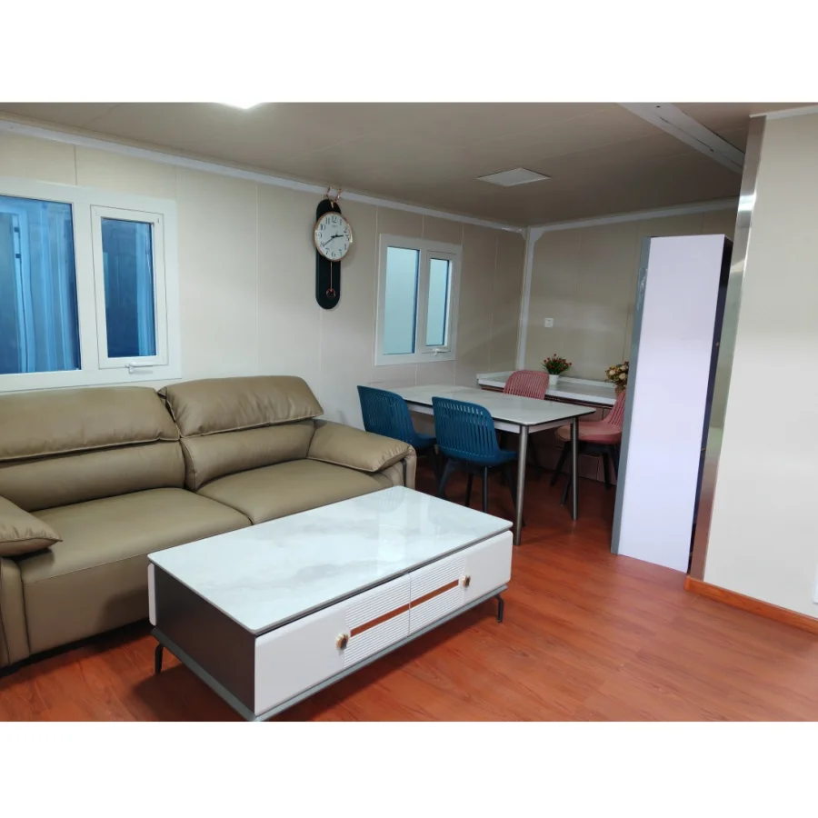 Prefab 20ft 40ft 2 3 Bedroom Prefabricated Cheap Movable Living Room Prebuilt Modular Foldable Tiny Container Kit House Homes view 6