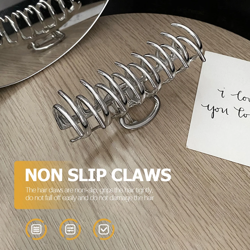 

Metal Hair Claw Clip Elegant Alloy Non-Slip Accessory for Makeup Shower Daily Life Banquet Travel Hair Claw Clip