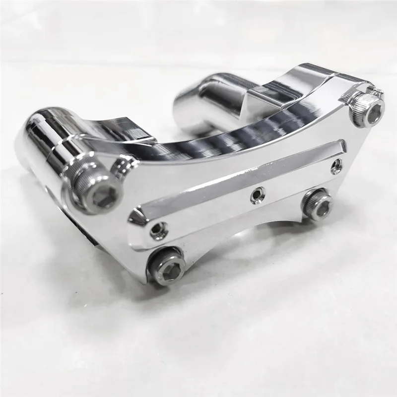 

3-1/2 Inch Pullback Handlebar Risers & Top Clamp Kit For Dyna Softail Fat Boy