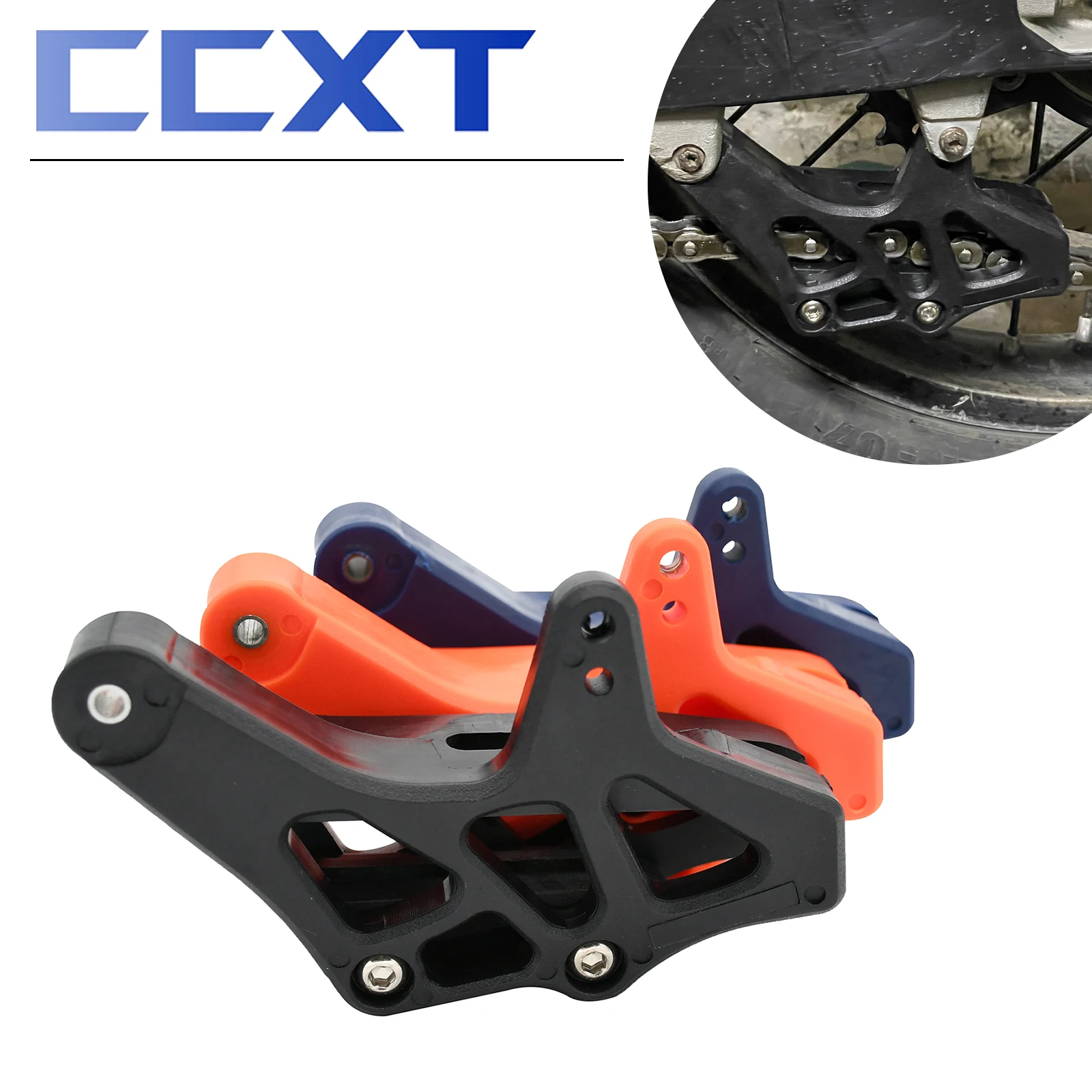 Protezione della protezione della copertura della guida della catena per KTM EXC EXCF SX SXF XCF XCW XCFW XC 85-500cc per Husqvarna TC TE FE FX TX FC 125-501cc