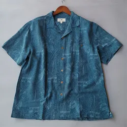 Heavy Weight 100% Mulberry Silk Men Shirt Short sleeve Silk spinning thick basic versatile woman can wear