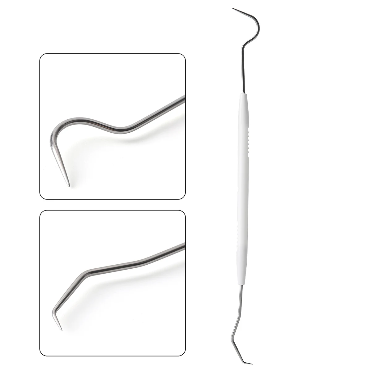 

10PCS AZDENT Dentist Teeth Clean Hygiene Explorer Probe Hook Pick Dentists Instruments Teeth Cleaning Tool