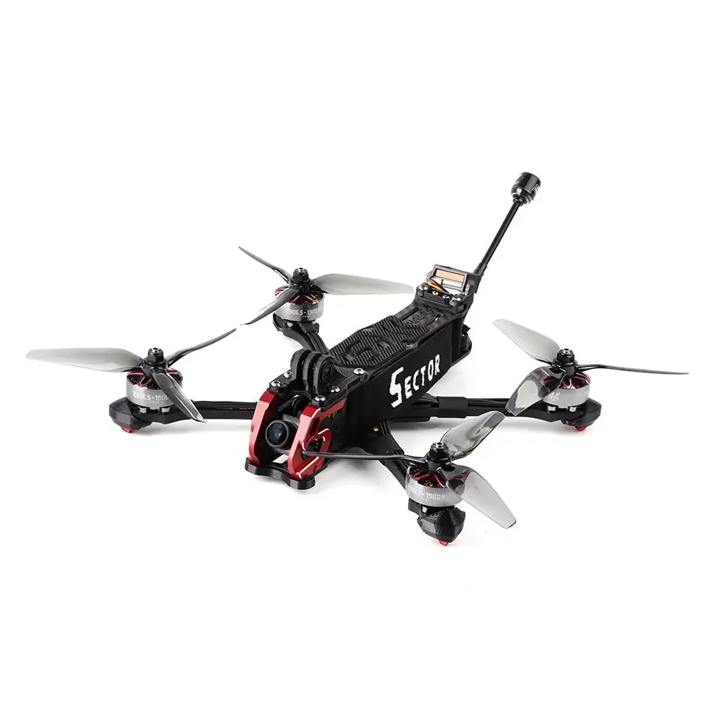 HGLRC Sector 5inch FreesQuad X5 (Squashed X) / D5 (DeadCat) - 800mW Analog / VISTA HD / O3 Air Unit HD