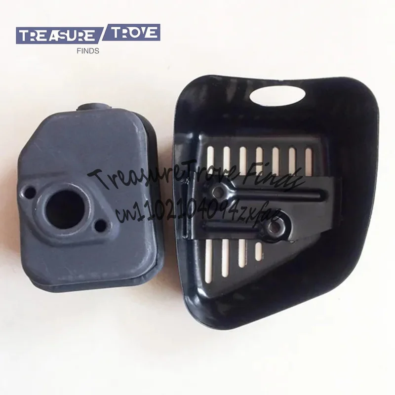 

Глушитель и крышка подходит для двигателя Honda GXV160 GXV140 HR215 HRB215 HRC216 HRM215, замена защитного щита выхлопной трубы латомы