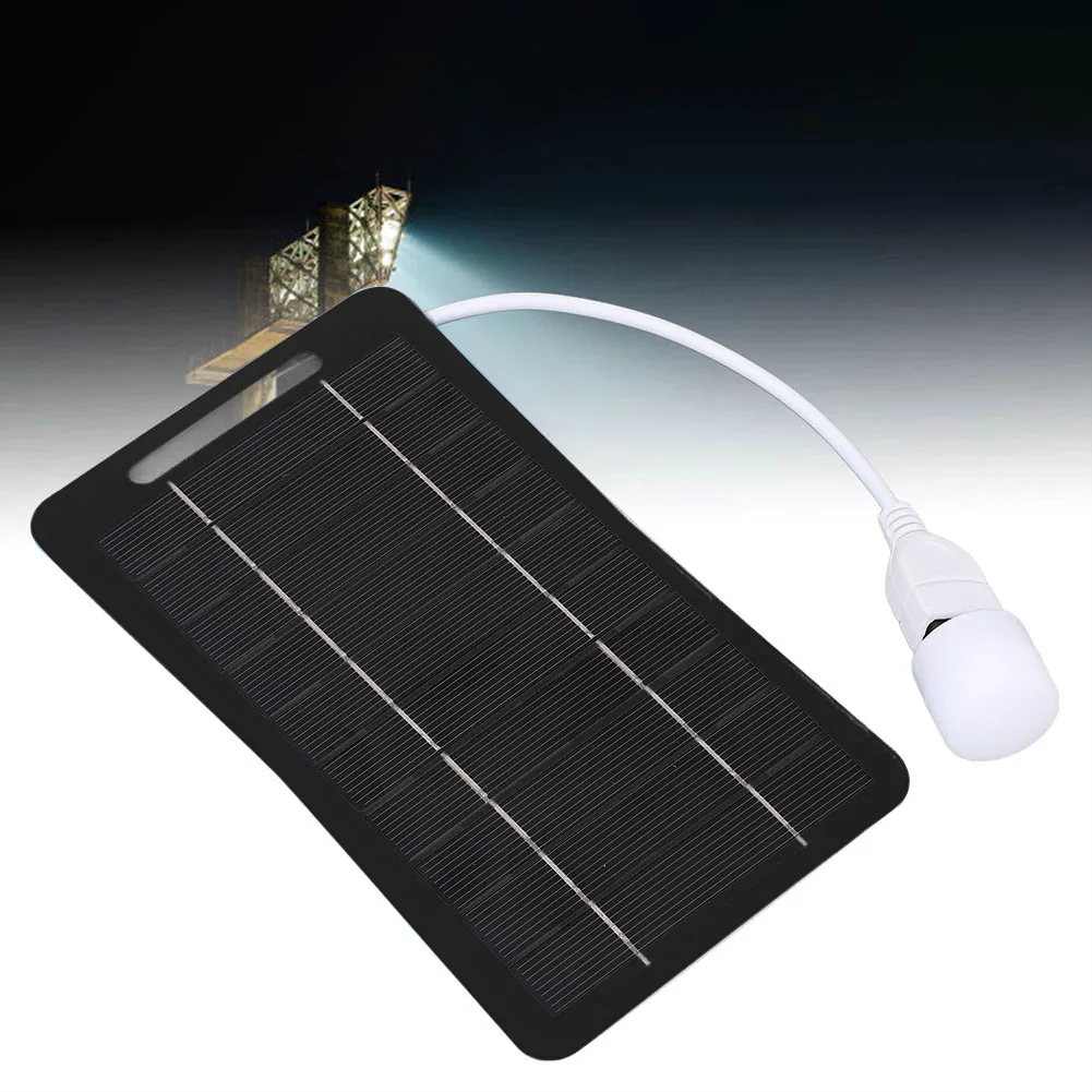 1 PC  5W  5V Polysilicon Solar  Panel With USB Port For  Outdoor Portable  Cell Phone Battery  Charger  Small Energy  System