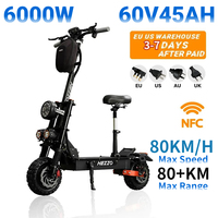 HEZZO F7 EU Stock Off-Road Escooter 60V 6000W Dual Motors 45AH LG Battery Range 100km 11\