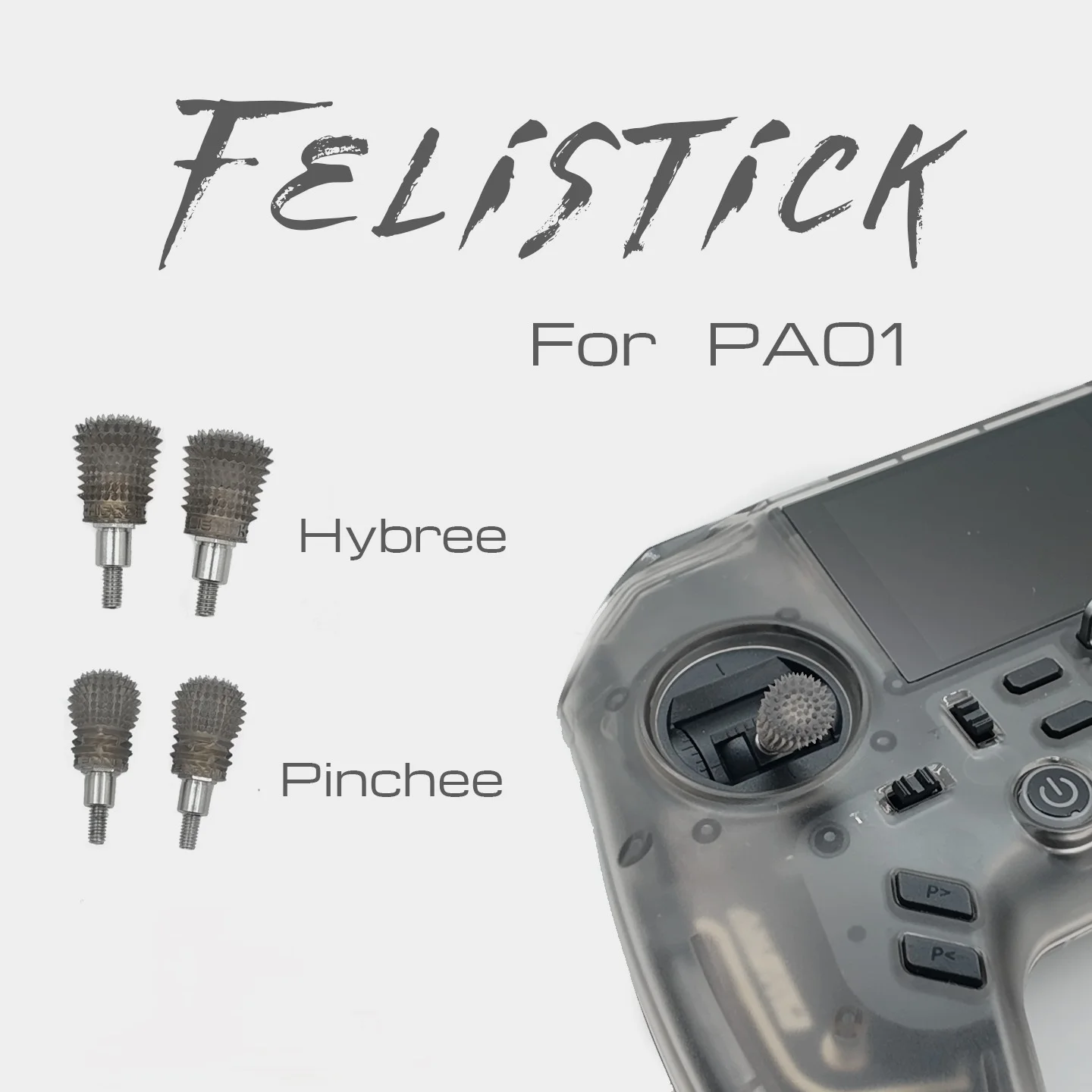 Felitec Felistick FPV Thumb Stick Caps for Flysky PA01 RC Transmitter, Radio Controller Stick Ends, Joystick Replacement