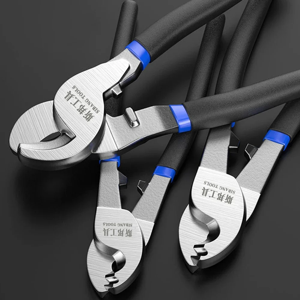 6 8 10 Zoll robuste Kabelschneider für elektrische Drähte, professionelle Kabelschere für Kupfer- und Aluminiumschnitte – Detail 3