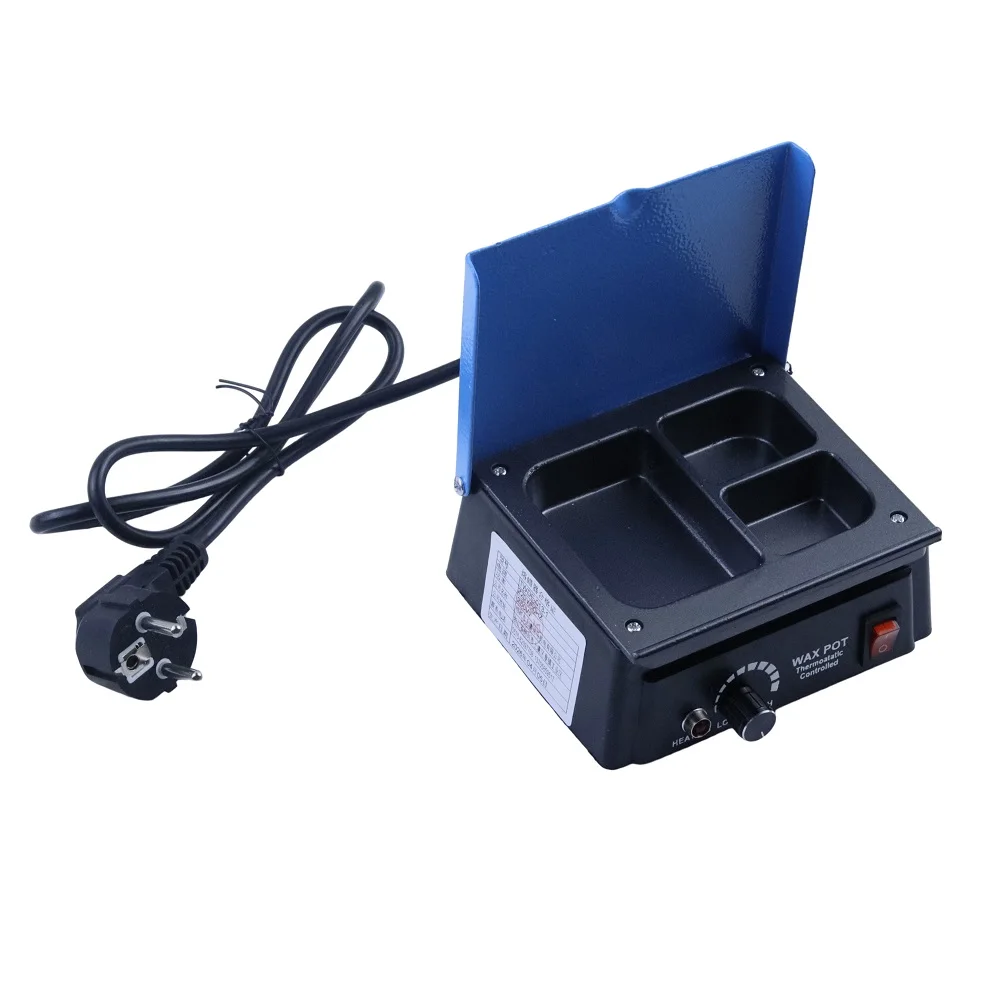 3-Tank Wax Melter, Automatic Temperature Control Dental Wax Heater, Laboratory Wax Melting Pot 110V/220V
