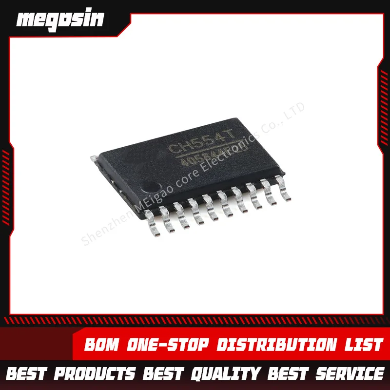 5pcs/lot CH554T TSSOP-20 8-bit high-performance enhanced USB single-chip microcontroller chip