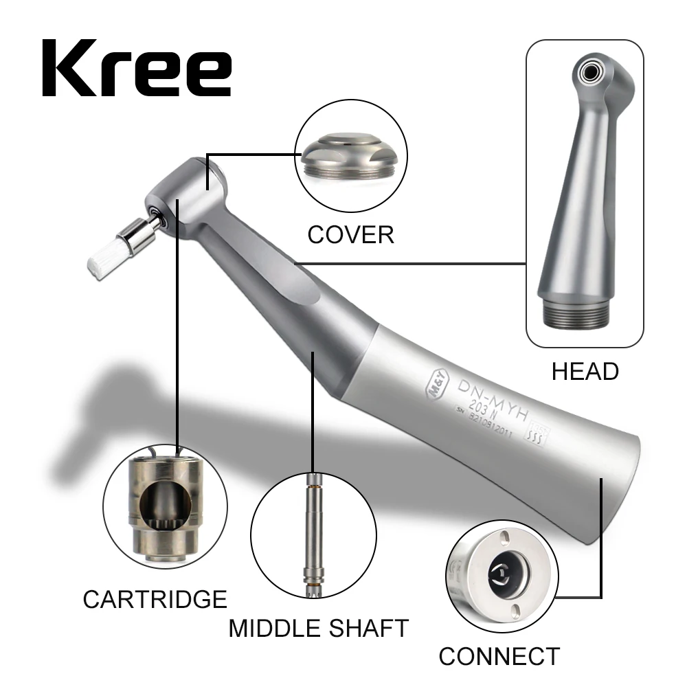 Dental Low Speed Handpiece Accessories Head Cartridge shaft Cap Fit to FX Contra angle Handpiece Sets Dentists Equipment