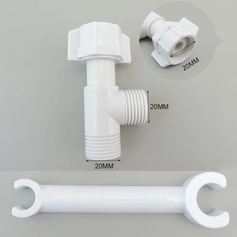 white ABS Toilet tank holder Bidet Spray shower head Bathroom faucet Sprayer self Cleaner water Valve set with water hose