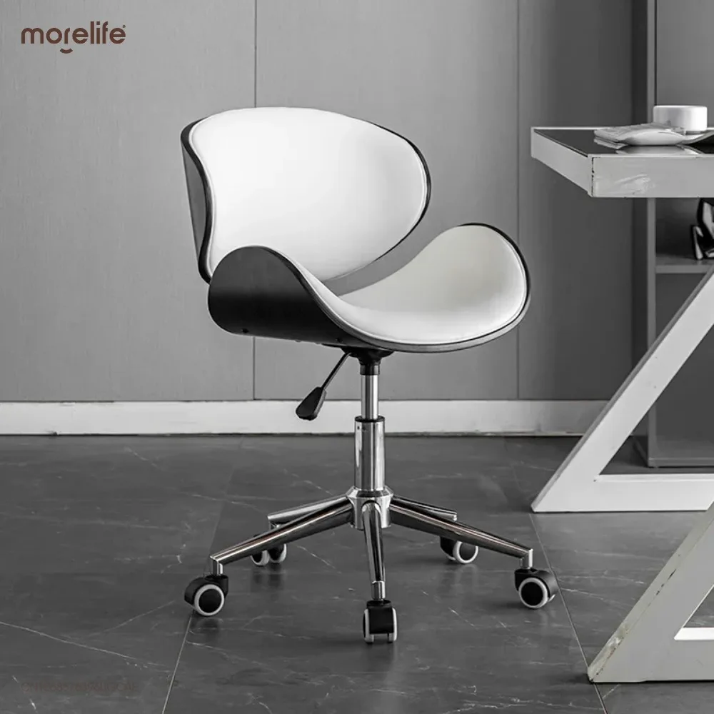 เก้าอี้สำนักงานไม้เนื้อแข็งที่สร้างสรรค์เก้าอี้คอมพิวเตอร์เก้าอี้ห้องนอนเฟอร์นิเจอร์ในครัวเรือนห้องเรียนห้องเรียนยกของนักเรียนเก้าอี้สำนักงานแบบหมุนได้