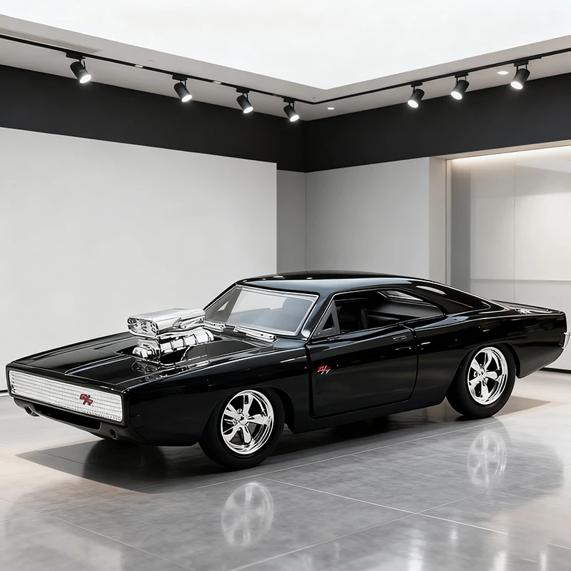 

JADA 1:32 Dom Charger R/T легкосплавный автомобиль, литье под давлением и игрушечные транспортные средства, модель автомобиля, миниатюрная масштабная модель автомобиля, игрушки для детей