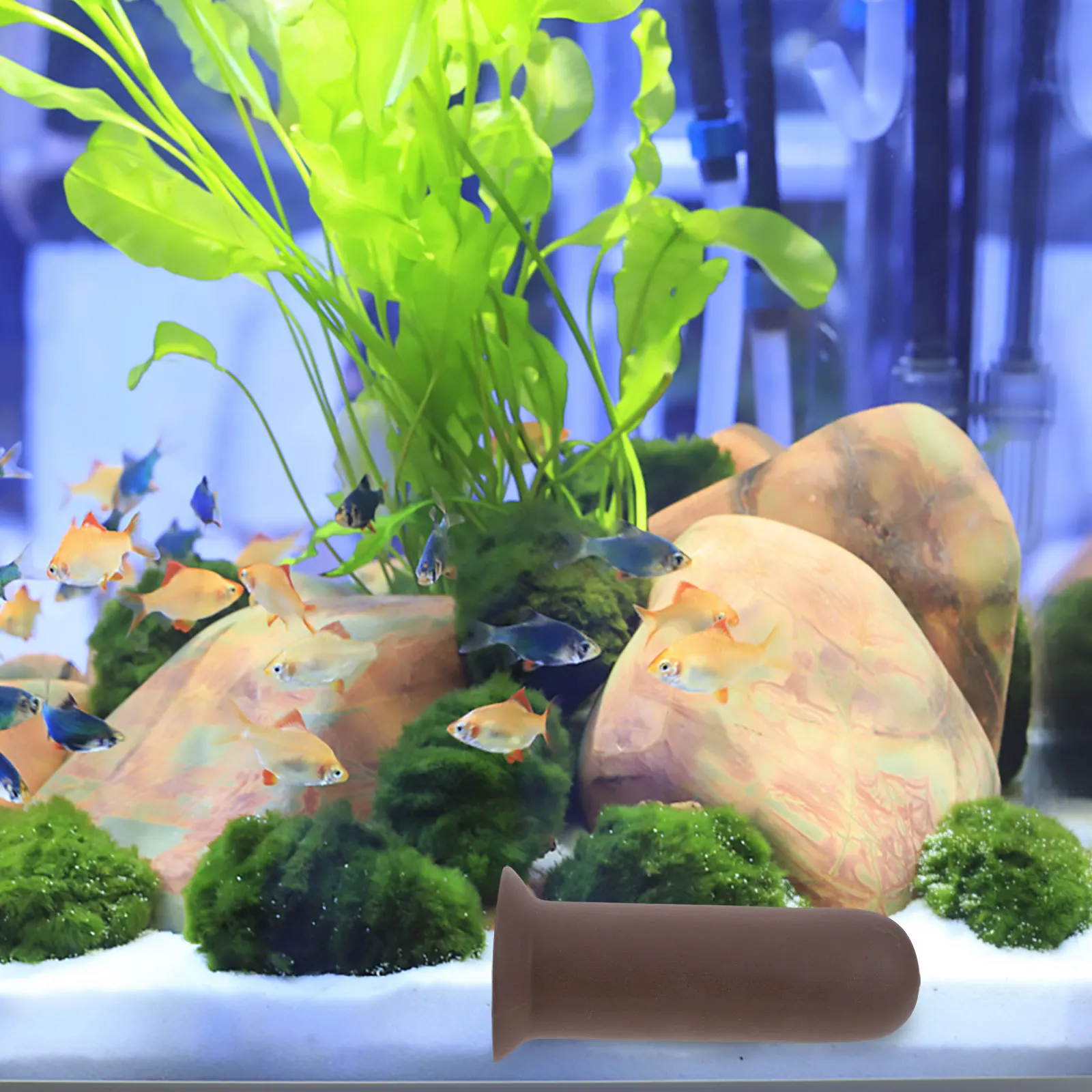 

1Pcs Ceramic Breeding Tube Aquarium Ceramic Cave for Fish Tank Decoration Hiding Place Shrimp and Small Fish Habitat