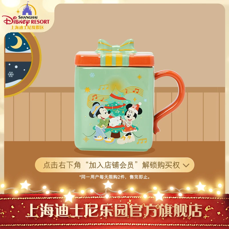 

Original Disney 2024 Christmas Winter Mickey Series Mugs Office Ceramic Water Cup