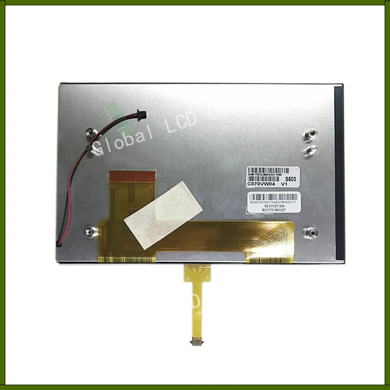 

Оригинальный 7-дюймовый C070VW04 V1 V6 с сенсорным экраном, ЖК-экран промышленного управления, панель дисплея для AUDI Q5, автомобильная навигация, DVD
