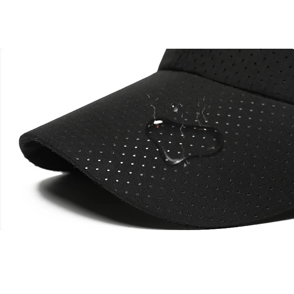 

Sun Protection Baseball Cap For Men Solid Color Premium Material Adjustable Outdoor Hat Uv Blocking Peak Caps