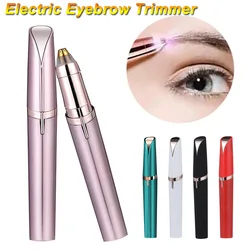 Womens Electric Eyebrow Trimmer Eye Brow Shaper Pencil Face Hair Remover For Women Automatic Eyebrow Shavers Pocketknife