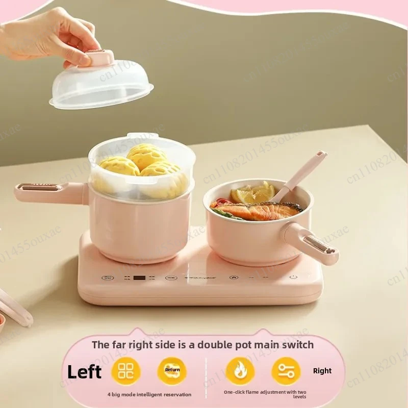 Cooking Pot Mini Kitchen Set with Steaming And Cooking Features Realistic Kitchenware for Girls Birthday Gift
