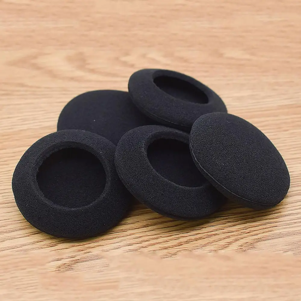 Almohadillas de esponja para auriculares, accesorios de repuesto para auriculares, almohadillas para oreja de espuma, fundas de cojín de esponja, 3,5/4,5/5,5/5,5/6cm, 2 uds.