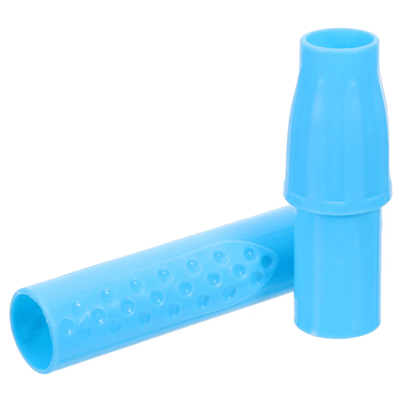 Clothes Drying Rack Connector Set Blue Plastic Joint Adapter for Telescopic Pole Easy Installation