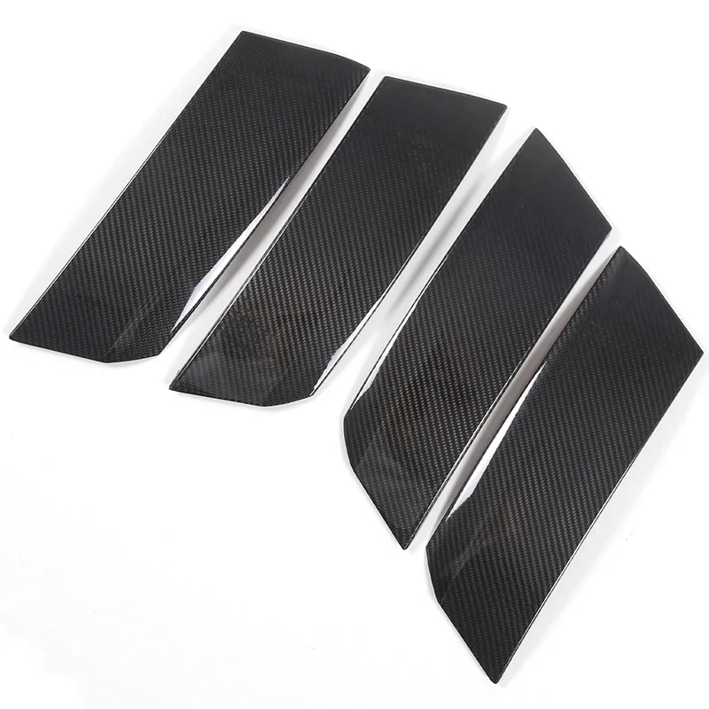 For Chevrolet Corvette C6 2005-2013 Real Carbon Fiber Car Side Fender Cover Trim Stickers Auto Accessories