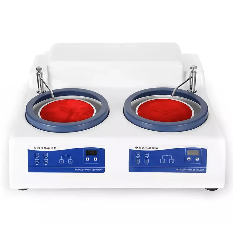 Double Disc Metallographic Sample Jewelry Polishing Machine Ceramic Grinding and Polishing Machine