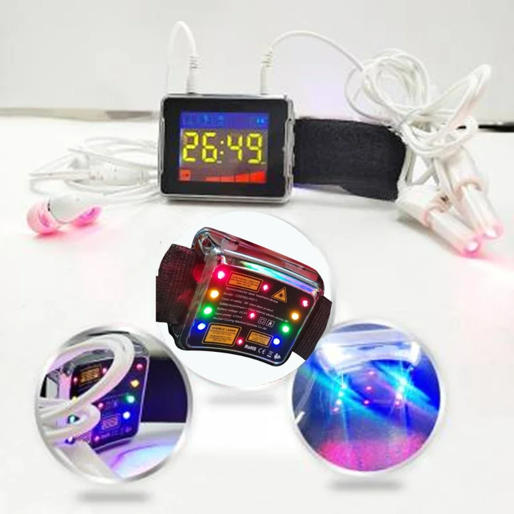 

Diabetes Colorful Laser Therapy Watch Treating Blood Sugar Blood Pressure Prevent Stroke Prevent Stroke and Hypertension