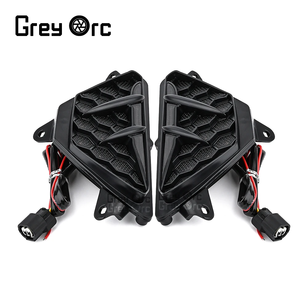 

For Kawasaki Ninja ZX-4R ZX-4RR Ninja650 ZX4R ZX4RR 2023 2024 LED Turn Signals Indicator Blinker Flasher Light Steering Lamp