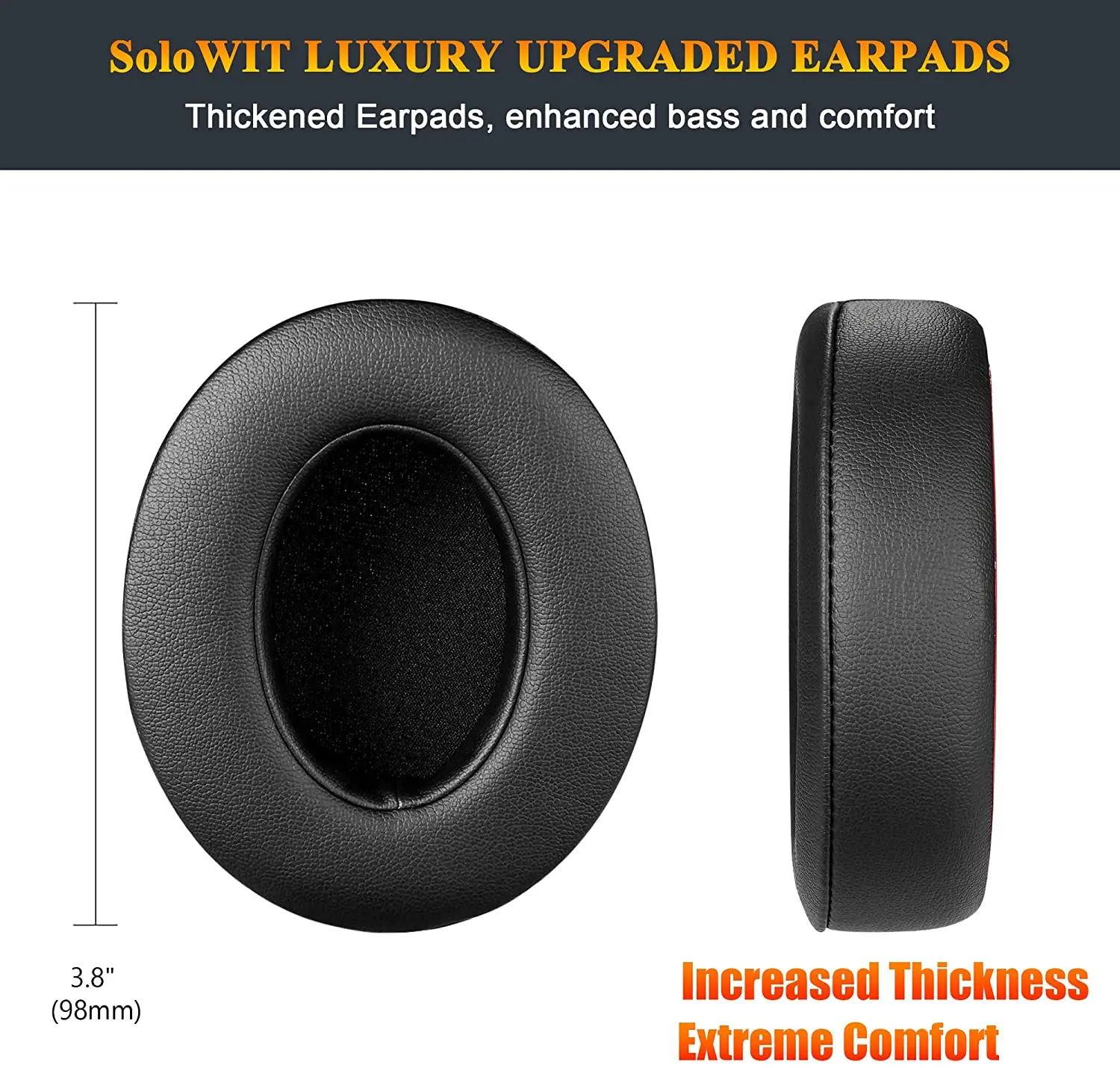 Earpads For Beat Studio 3 3.0 Ear Pads Studio3 Headphone Replacement Pads Studio2 Ear Cushions Earpads Headset Foam Pad