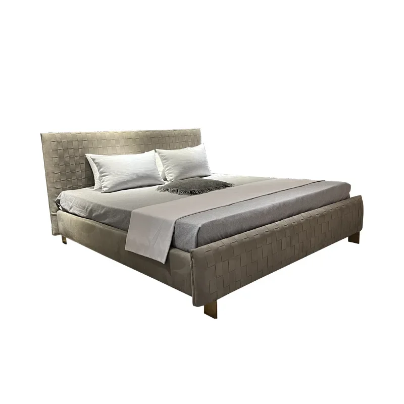 سرير مزدوج كبير ومتوسط وكبير مصمم سرير وابي راقي