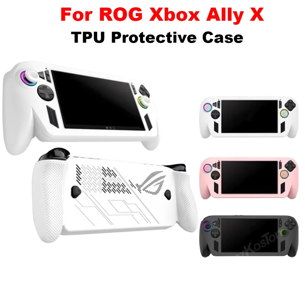 

For ASUS ROG Xbox Ally X TPU Protective Case Anti Slip Fall Scratch Shell for ROG Xbox Ally Cover with Bracket