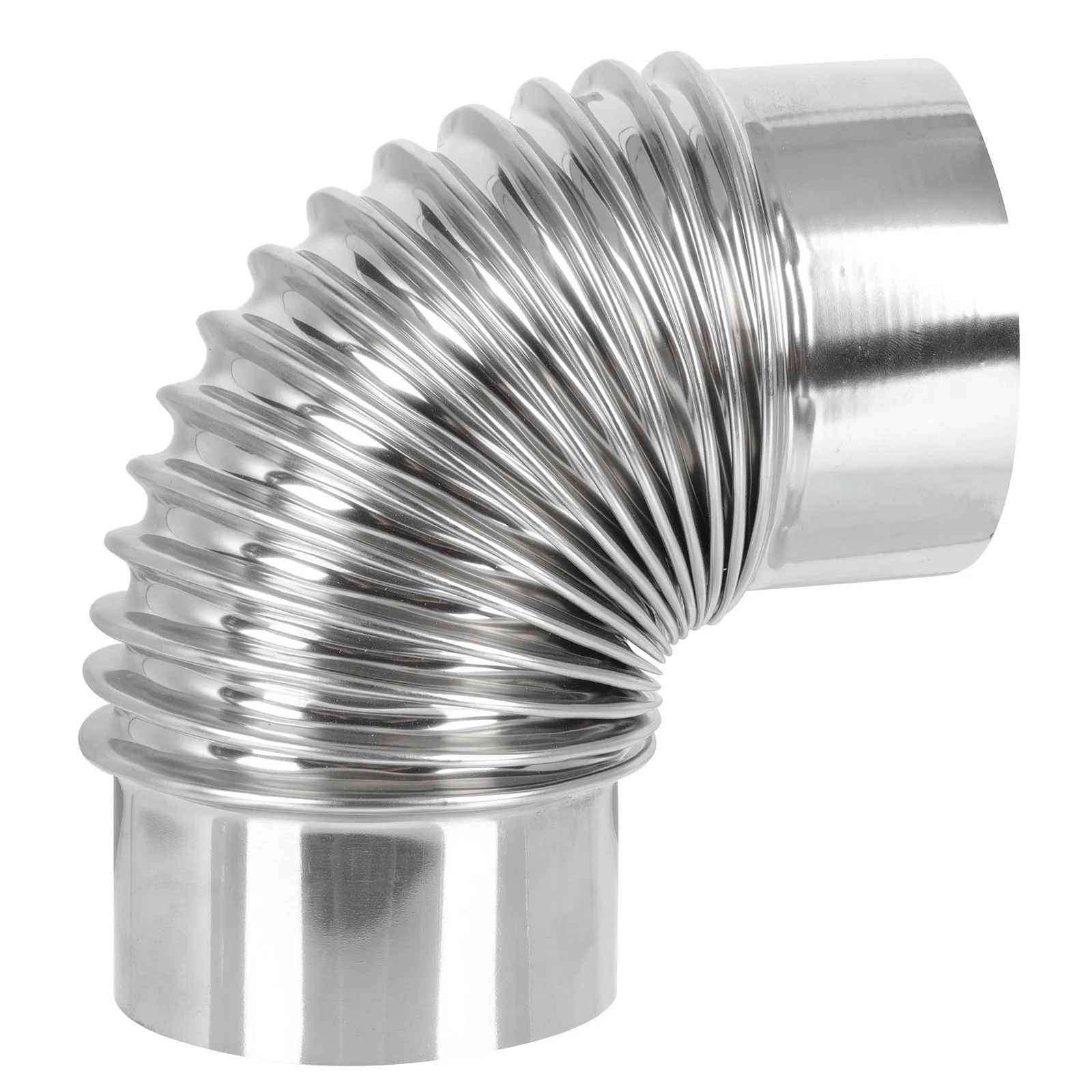

Stainless Steel Chimney Stove Pipe for Stability Flue Wood Pipes Elbow Corner Hose