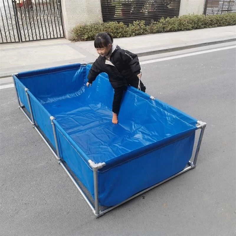 

Fish pond thickened with bracket aluminum alloy joint rectangular folding simple outdoor aquaculture reservoir waterproof pond