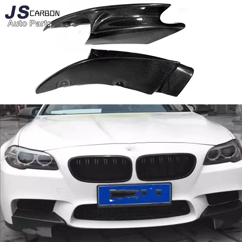 

For BMW M5 F10 2010-2016 Carbon Fiber Corner Wrap Front Bumper Protection Accessories Body Kits Car Decoration upgraded body kit