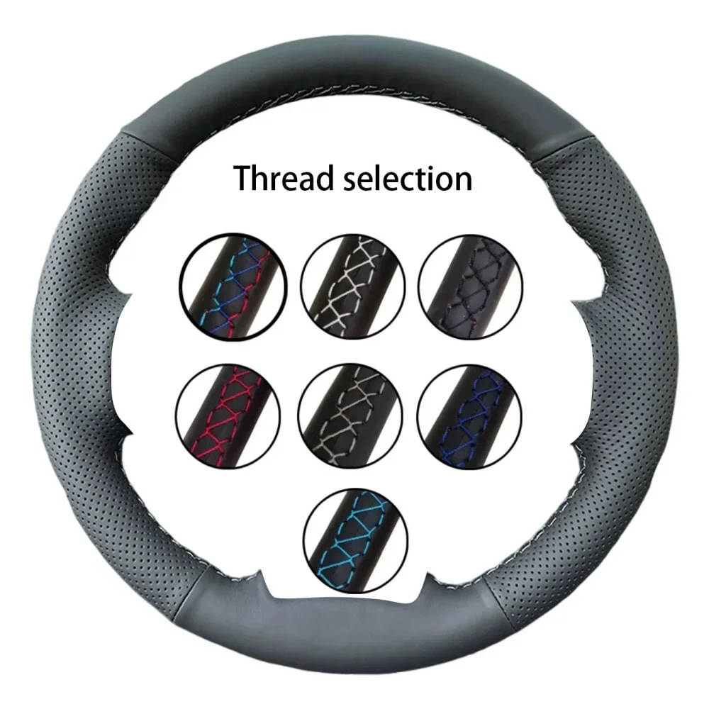 Customized Car Steering Wheel Cover For Land Rover Discovery Sport 2015 2016 2017 2018 Car Accessories Hand-sewn Steering Wrap