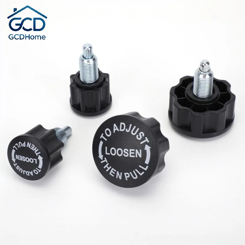 Quick Insert Plum Shaped Locking Knob Non-Slip Grip Sturdy Steel Thread for Industrial Machinery Repair