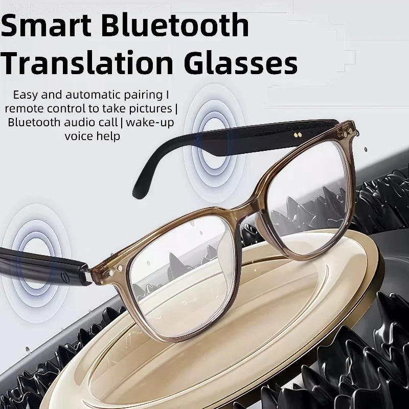 

GS07Upgrade Умные очки с камерой и видеозаписью UV400 Распознавание фотографий Bluetooth Перевод вызовов Очки с голосовым помощником