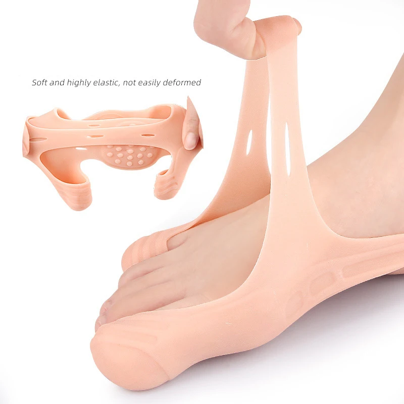 Silicone Forefoot Pads Toe Separator Cushion Pad Pain Relief Shoes Insoles Finger Toe Hallux Valgus Corrector Gel Pads Foot Care