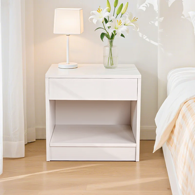 Concealed bedside table mezzanine hidden multi-functional simple style home bedroom small niche design locker