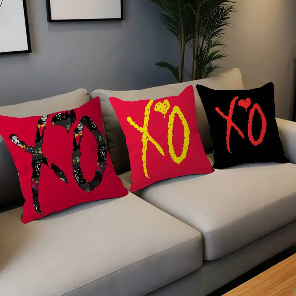 Rapper The Weeknd XO Pillow Gift Home Office Decoration Pillow Bedroom Sofa Car Cushion CoverPillow Case