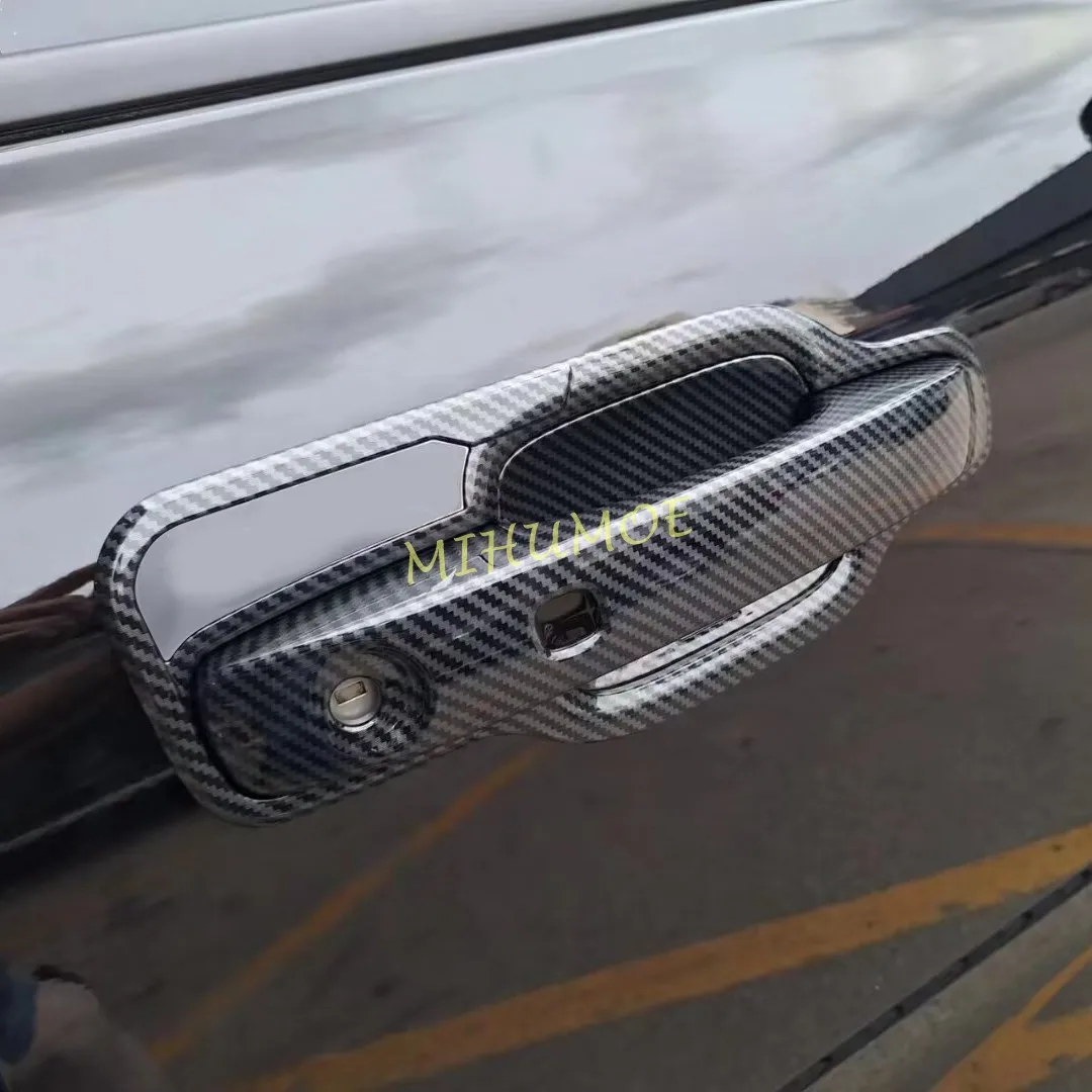 

Детали декоративной крышки дверной ручки автомобиля для Ford Ranger Everest 2023 2024 2025, наклейки, защита отделки, внешние аксессуары