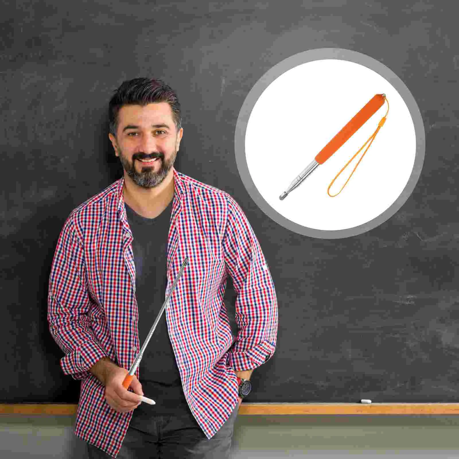 

Teaching Aids White Board Teachers Pointing Rod Blackboard Indicator Stick Handheld