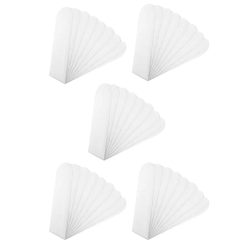 A89E-150Pcs Golf Hat Liner Cap Protection Insert Headband Sweatband Disposable Hat Liner Moisture Absorbing Sweat Pads